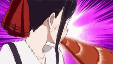 a close up of a girl kissing another girl on the cheek in a cartoon .