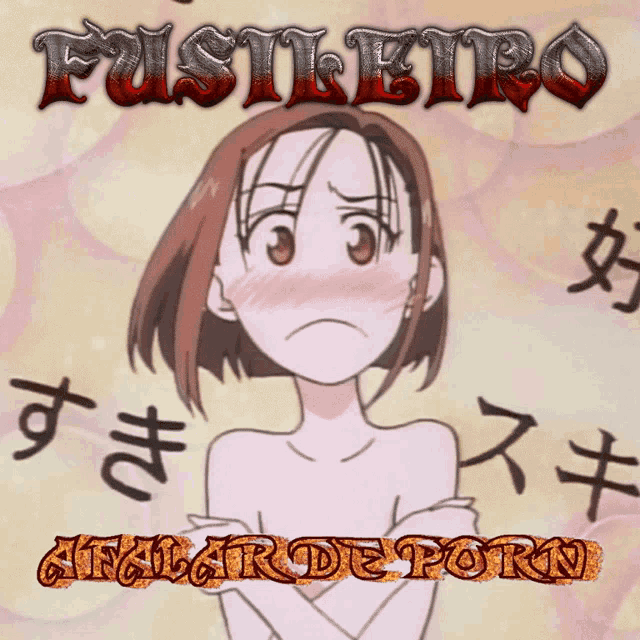 a cartoon of a girl with the words fusileiro written above her