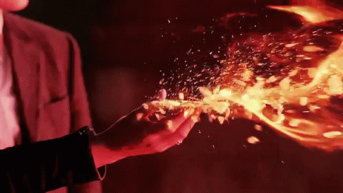 My Whole Life Is Burning GIF - Doctor Who Fire Magic GIFs