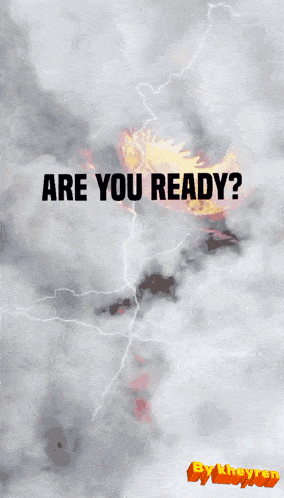 a woman with a dragon on her head and the words are you ready above her