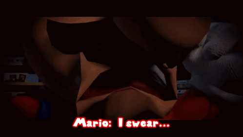 Smg4 Mario GIF - Smg4 Mario I Swear I Will Find You GIFs