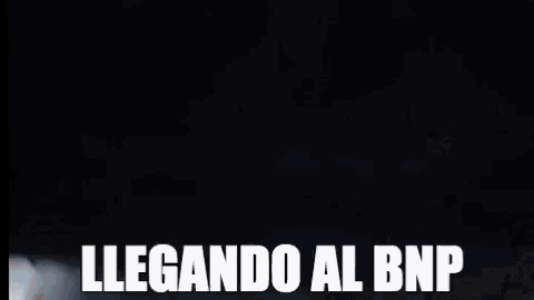 a close up of a person holding a bag that says llegando al bnp on it