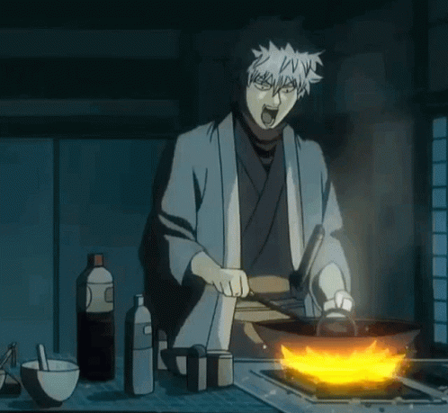 Gintoki Gintama GIF - Gintoki Gintama Cooking GIFs
