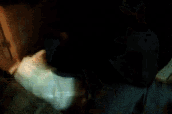 a person 's arm is visible in a blurry picture