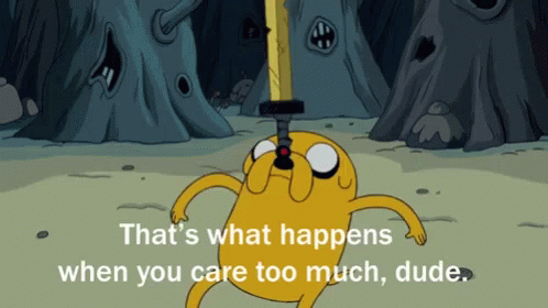 Adventure Time Jake GIF - Adventure Time Jake Care Too Much GIFs