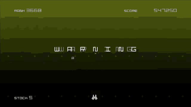 a screenshot of a video game with a score of 547250 and a stock of 5