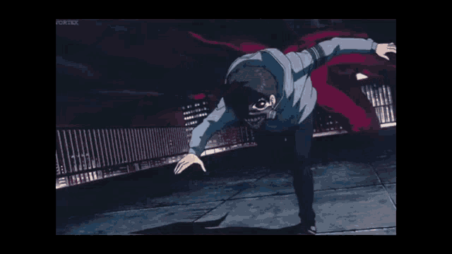 a man with a gas mask on his face is screaming .