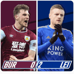 Burnley F.C. (0) Vs. Leicester City F.C. (2) Post Game GIF - Soccer Epl English Premier League GIFs