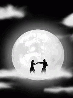 Moon Dancing GIF - Moon Dancing Couple GIFs