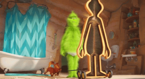 The Grinch Hairy GIF - The Grinch Hairy Grooming GIFs