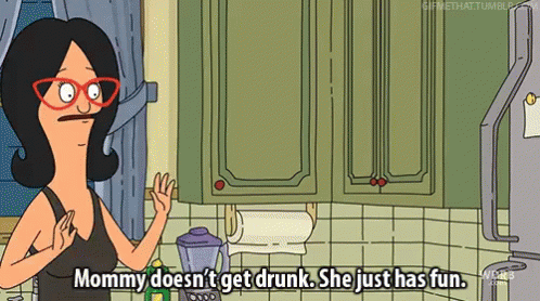 Talking To My Friends GIF - Bobsburgers Linda Mommy Doesnt Get Drunk GIFs