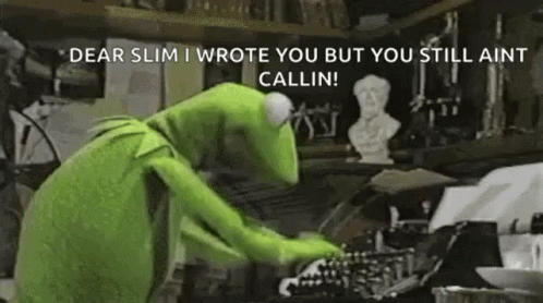 Kermit Calling GIF - Kermit Calling Writing GIFs