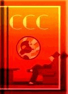 a red book with the word ccc on it