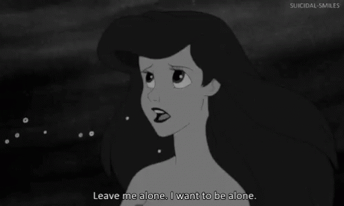 Leave Me Alone Alonei GIF - Leave Me Alone Alonei Little Mermaid GIFs