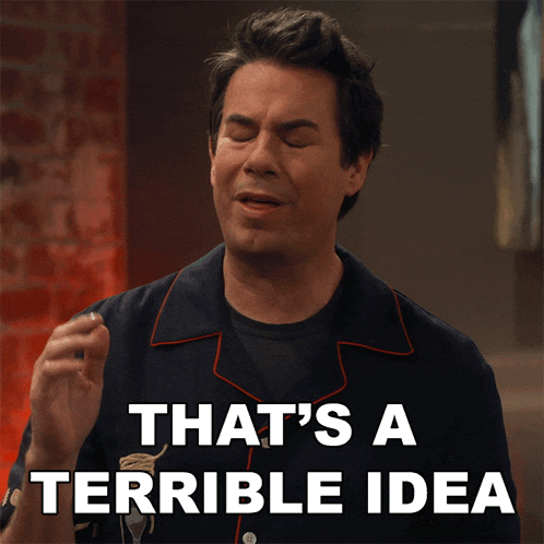 a man says that 's a terrible idea while smoking a cigar