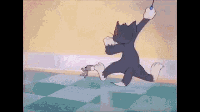Tom Jerry GIF - Tom Jerry Tuffy Hit GIFs