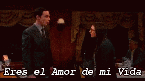 Eres El Amor De Mi Vida GIF - Sheldon Cooper Eres El Amor De Mi Vida GIFs