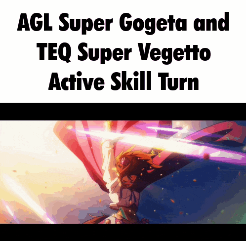 agl super gogeta and teq super vegetto active skill turn
