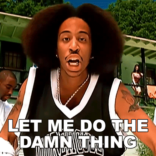 Let Me Do The Damn Thing Ludacris GIF - Let Me Do The Damn Thing Ludacris What'S Your Fantasy Song GIFs