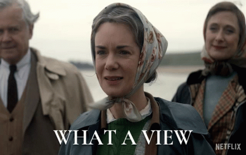 What A View Queen Elizabeth GIF - What A View Queen Elizabeth Victoria Hamilton GIFs