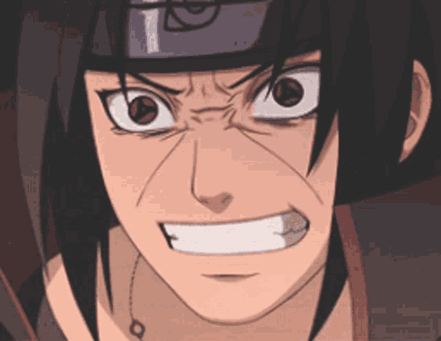 a close up of a cartoon character 's face with the number 1 on his headband