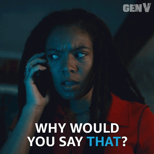 Why Would You Say That Marie Moreau GIF - Why Would You Say That Marie Moreau Jaz Sinclair GIFs