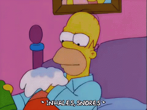 Solution To Insomnia - The Simpsons GIF - Awake Insomnia The Simpsons GIFs