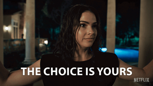 The Choice Is Yours Ava Winters GIF - The Choice Is Yours Ava Winters Obliterated GIFs