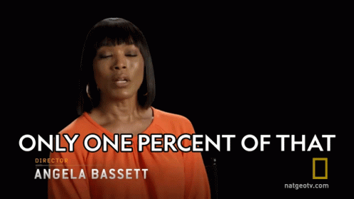 Only One Percent Of That Angela Bassett GIF - Only One Percent Of That Angela Bassett World Water Day GIFs