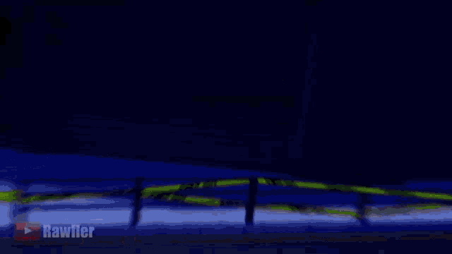 a video of a person fighting with the word rawfler in the corner