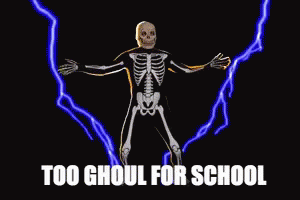 Ghoul For School Skeleton GIF - Ghoul For School Skeleton Dance GIFs