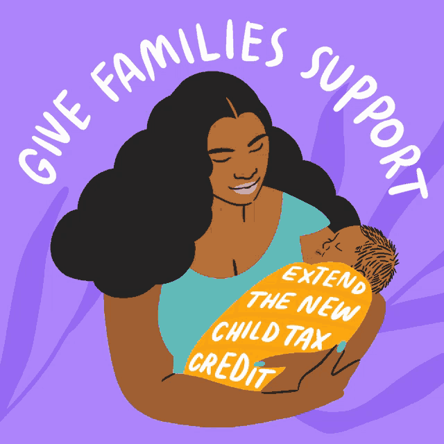 Give Families Support Extend The New Child Tax Credit GIF - Give Families Support Extend The New Child Tax Credit Black Mothers GIFs