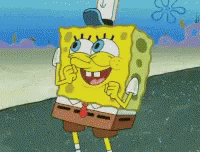 Sponge Bob Happy GIF
