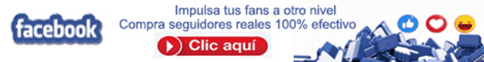 a facebook advertisement with a red click aqui button