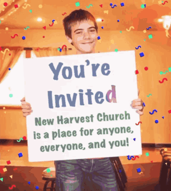 Youre Invited New Harvest Church GIF - Youre Invited New Harvest Church Waldo Oh GIFs