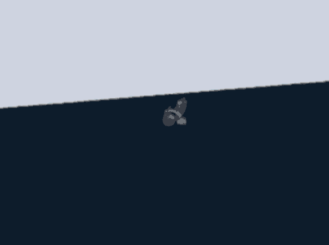 a person is standing on top of a snow covered mountain in a video game .