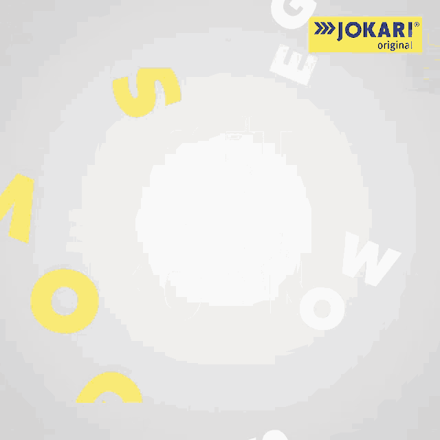 a poster that says get well soon with a jokari original logo in the background