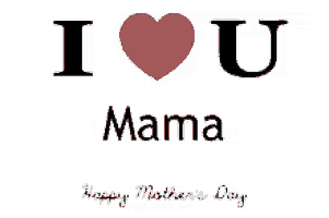 i love you mamma happy mother 's day greeting card