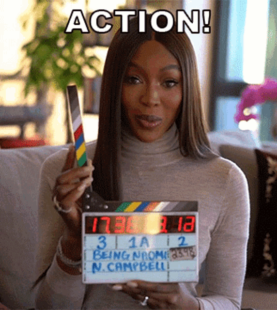 Action Naomi Campbell GIF - Action Naomi Campbell Being Naomi GIFs