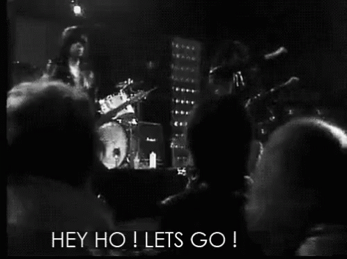 Hey Ho! Let'S Go! - Go GIF - Go The Ramones Ramones GIFs