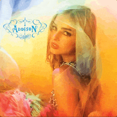 a painting of a woman with the name addison