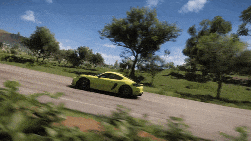 Forza Horizon 5 Porsche 718 Cayman Gt4 Rs GIF - Forza Horizon 5 Porsche 718 Cayman Gt4 Rs Sports Car GIFs
