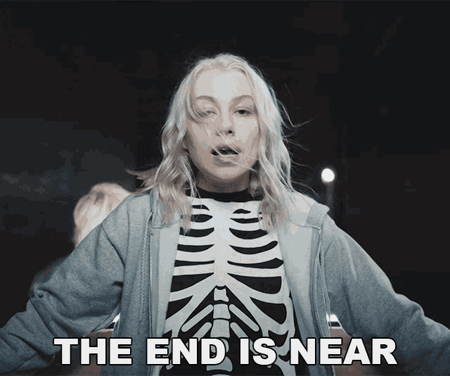 The End Is Near Phoebe Bridgers GIF - The End Is Near Phoebe Bridgers I Know The End Song GIFs