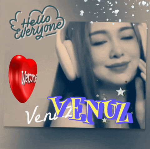 a picture of a woman wearing headphones and the name venus