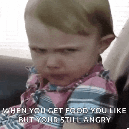 Baby Angry GIF - Baby Angry Eating GIFs
