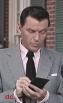 Frank Sinatra Write GIF - Frank Sinatra Write Writing GIFs