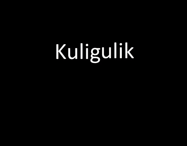a black background with the word kuligulik written in white