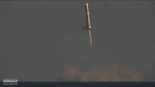 a poster for everyday astronaut shows a large fireball