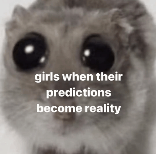 Scared Predictions GIF - Scared Predictions Hamster Meme GIFs