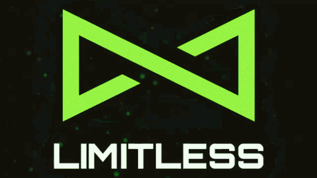 a green and yellow lightning bolt with the word limits